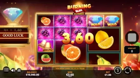Burning Blox Gigablox slot screenshot 4