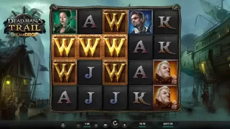 Dead Man's Trail Dream Drop slot screenshot 2