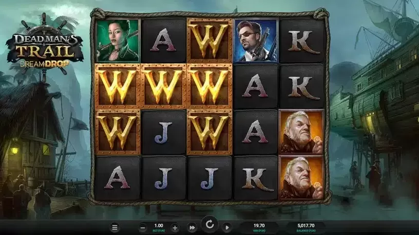 Dead Man's Trail Dream Drop slot screenshot 2