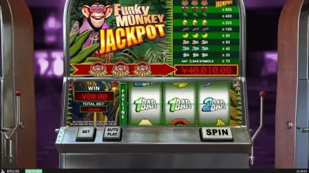 Funky Monkey slot screenshot 2