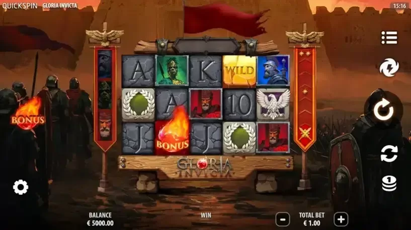 Gloria Invicta slot screenshot