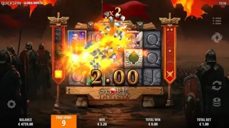 Gloria Invicta slot screenshot 4