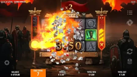 Gloria Invicta slot screenshot 5