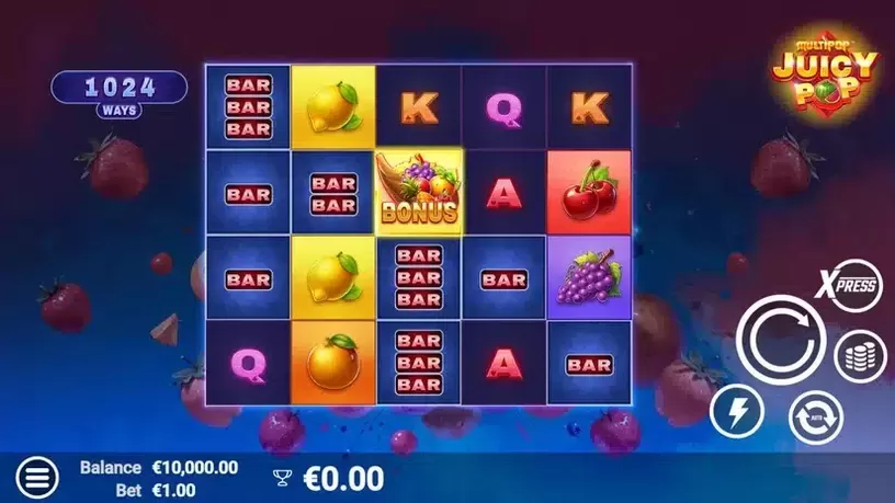 JuicyPop slot screenshot 1