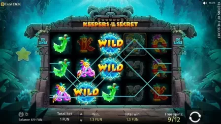 Keepers of the Secret slot screenshot 4