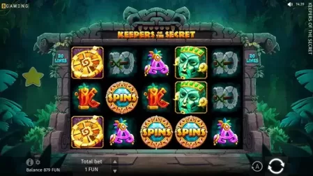 Keepers of the Secret slot screenshot 2