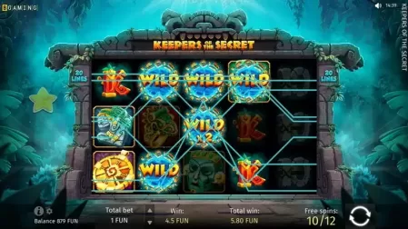 Keepers of the Secret slot screenshot 5