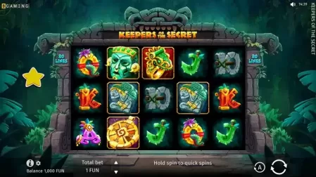 Keepers of the Secret slot screenshot 1