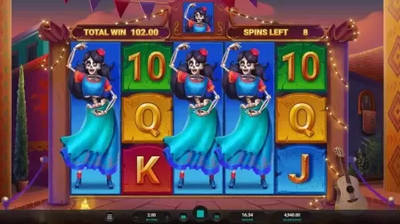 Los Cuatro Esqueletos slot screenshot 7