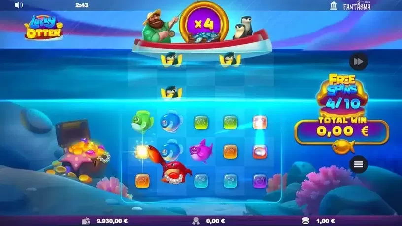 Lucky Otter slot screenshot 4