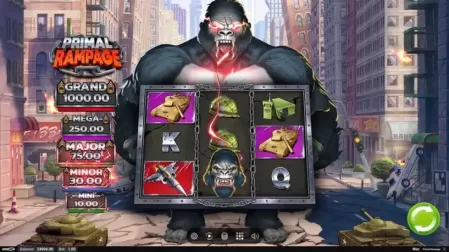 Primal Rampage slot screenshot 2