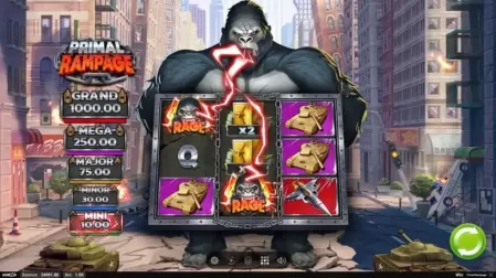 Primal Rampage slot screenshot 3