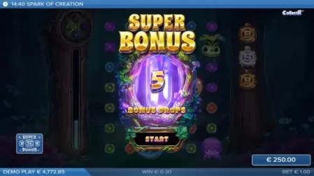 Spark of Creation slot screenshot 3