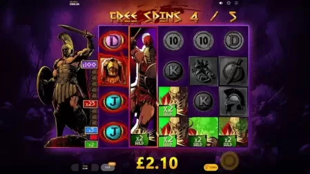 Spartan Wildz slot screenshot 6