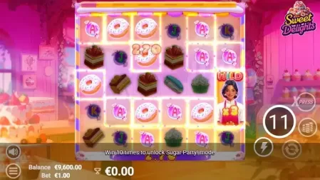 Sweet Delights slot screenshot 4