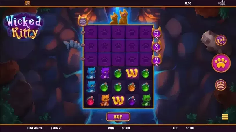 Wicked Kitty slot screenshot 1