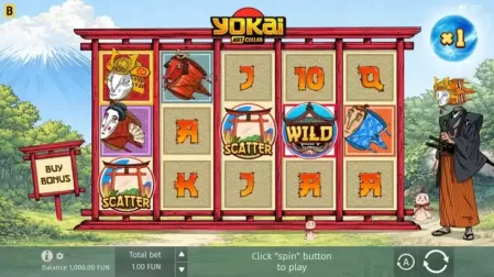 Yokai slot screenshot 1