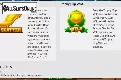 Features 1. 123 Goal from Maverick