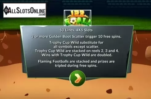 Reel Screen. 123 Goal from Maverick