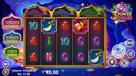3 Power Genies slot screenshot 1