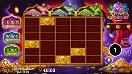3 Power Genies slot screenshot 2