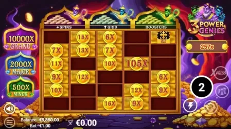 3 Power Genies slot screenshot 5