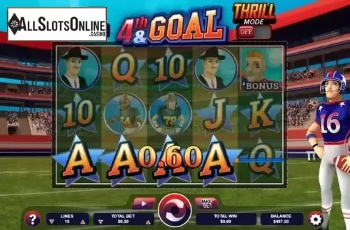Win screen 1. 4th and Goal from Arrows Edge