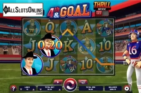 Win screen 3. 4th and Goal from Arrows Edge