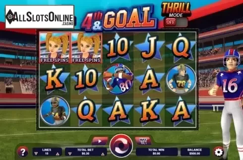 Reel screen. 4th and Goal from Arrows Edge