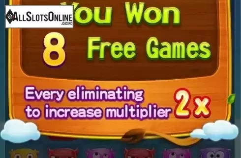 Free Spins Win Screen
