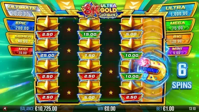 8K Ultra Gold Ultimate slot screenshot 