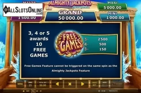 Features 1. Almighty Reels - Realm of Poseidon from Greentube