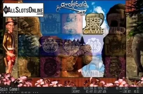 Free spins. Archibald Oriental Tales HD from World Match