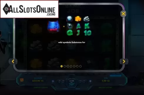 Paytable 1. Bank Job from Smartsoft Gaming