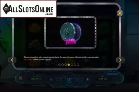 Paytable 4. Bank Job from Smartsoft Gaming