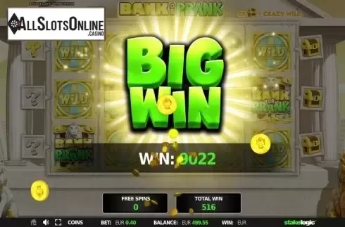 Screen 5. Bank or Prank from StakeLogic