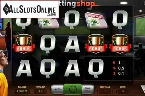 Reel Screen. Betting Shop from Charismatic