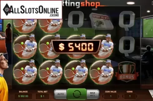 Win Screen 1. Betting Shop from Charismatic