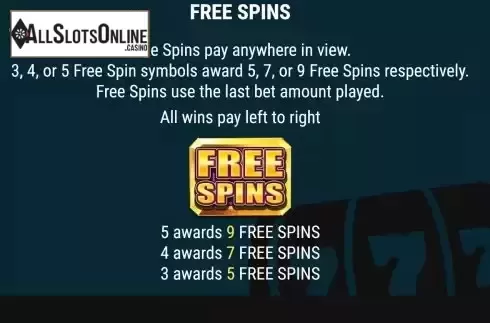 Game Features screen 2