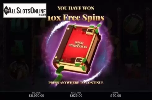Free Spins 1. Book of Christmas from Inspired Gaming