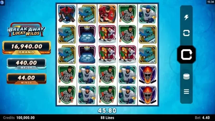 Break Away Lucky Wilds slot screenshot 1