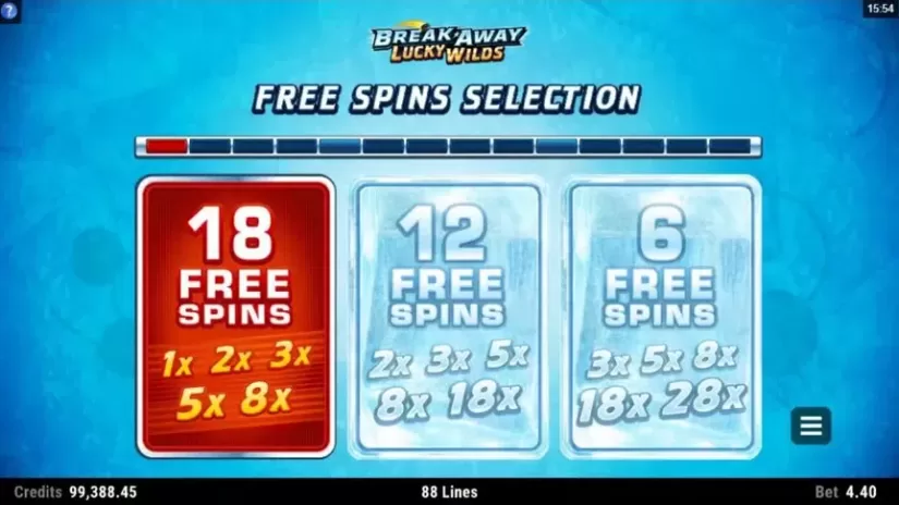 Break Away Lucky Wilds slot screenshot 4