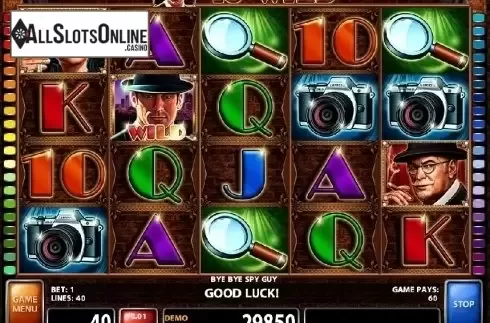 Screen 2. Bye Bye Spy Guy from Casino Technology