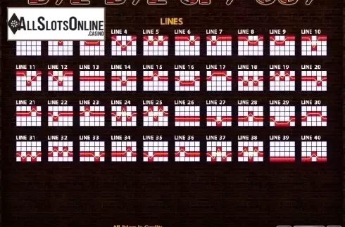 Paytable 3. Bye Bye Spy Guy from Casino Technology