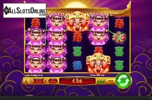 Win screen 2. Cai Shen Ci Fu from Skywind Group