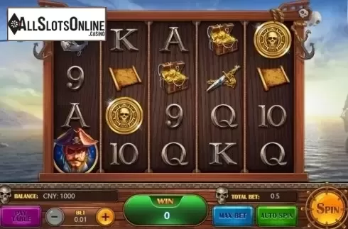 Reel Screen. Caribbean Gold from Aiwin Games
