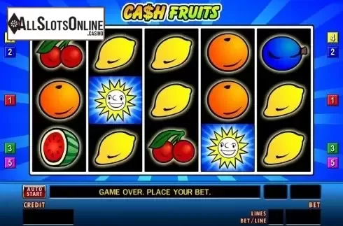 Screen3. Cash Fruits from Merkur