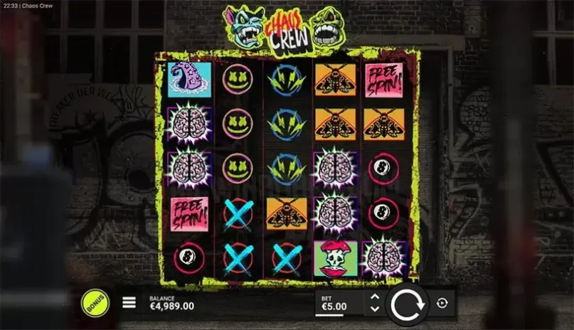 Chaos Crew slot screenshot 1