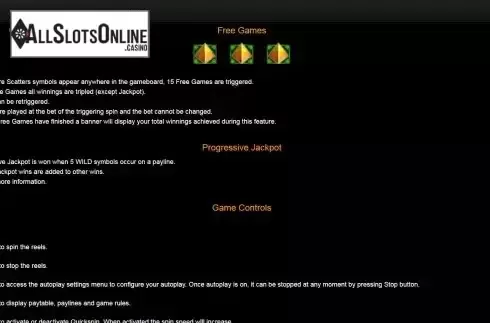 Feature screen