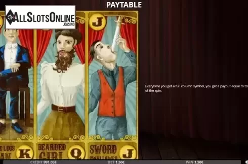 Game Features screen